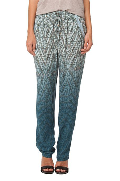 Artemis Printed Rayon Drawstring Pant