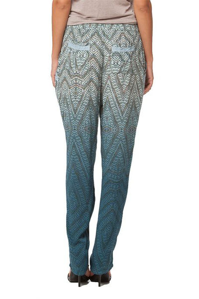 Artemis Printed Rayon Drawstring Pant