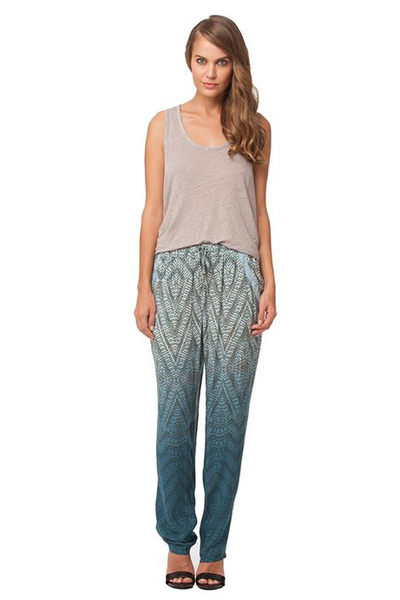 Artemis Printed Rayon Drawstring Pant