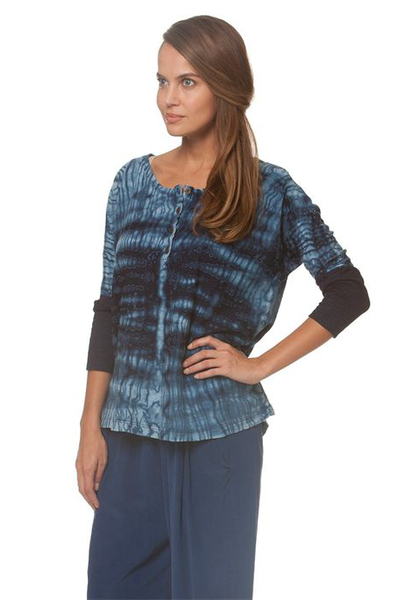 Hopi Sky 3/4 Sleeve Oversized Top