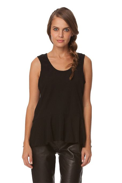 Pomona Cotton Slub Open Back Tank